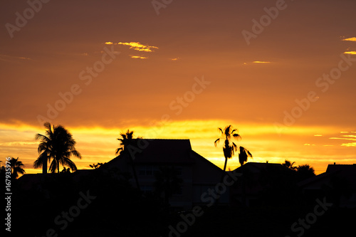island_sunset_burning_sky