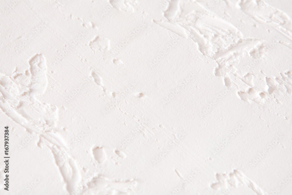 White wall with plaster pattern background White wall with plaster pattern background
