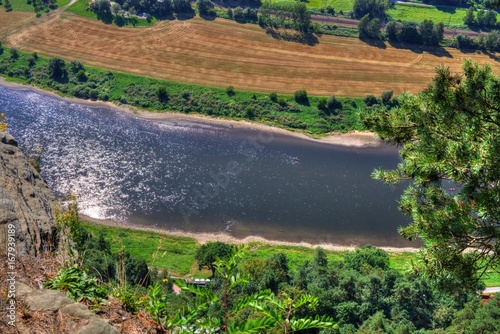 Blick auf die Elbe photo