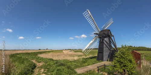 UK, England, Suffolk, Herringfleet, Herringfleet Mill or Walker's Mill, Drainage mill photo