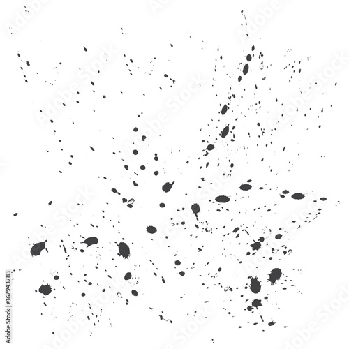 Paint splatter background. Vector illustration