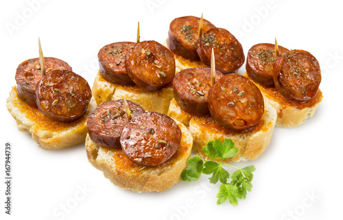 Aperitivo de chorizo