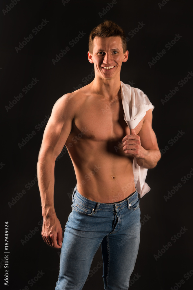 Fototapeta premium Gladiator or atlant.