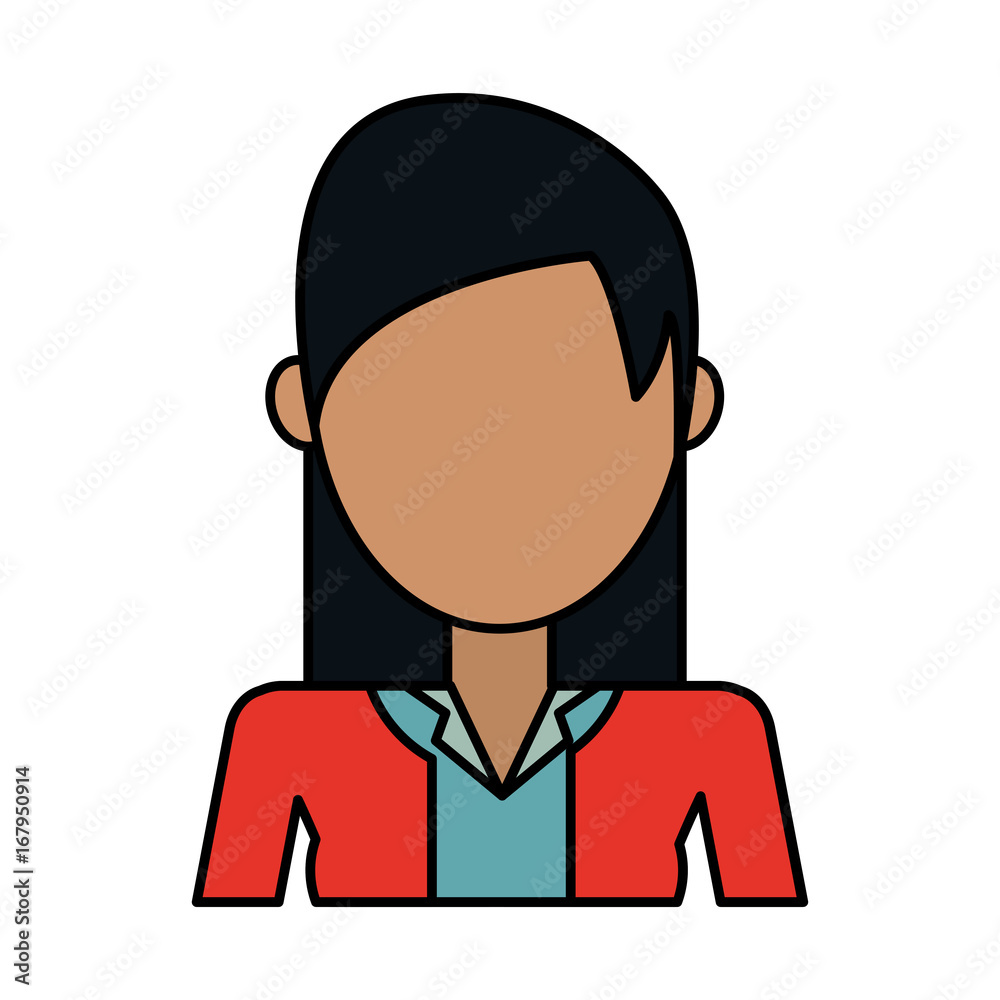 tan skin woman avatar icon image vector illustration design tan skin woman avatar icon image vector illustration design