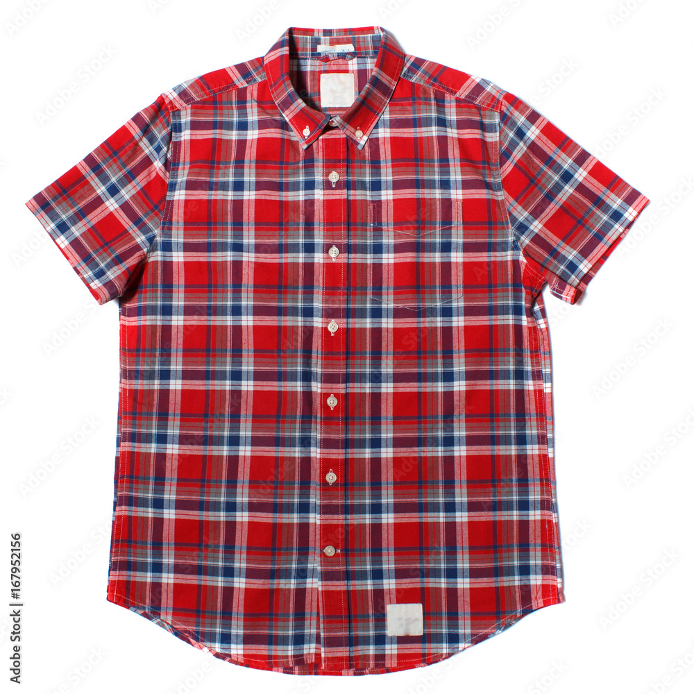 red check shirt red check shirt