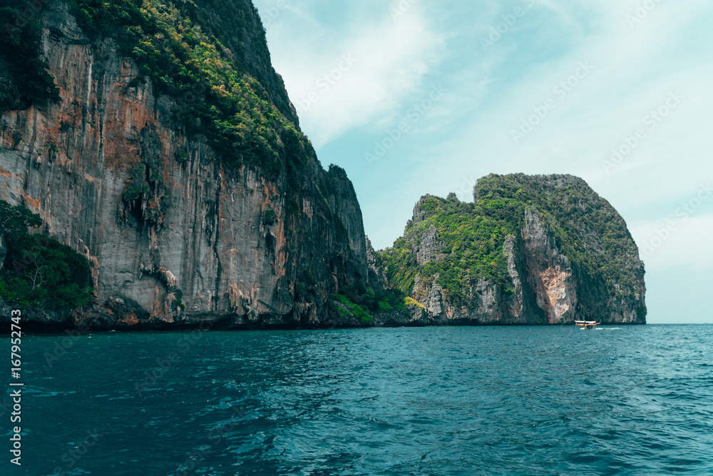 Backside of Maya Bay