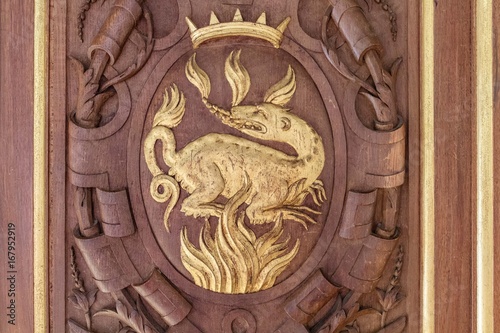 La salamandre, emblème de Francois 1er
