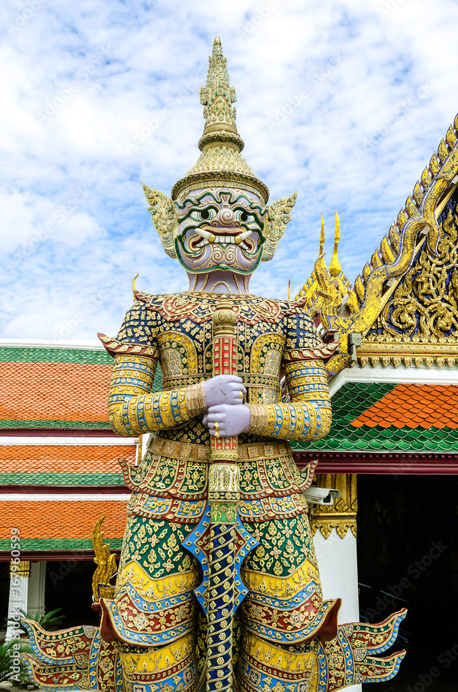 Demon Guardian in Wat Phra Kaew
