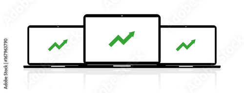 Laptop Banner - Kurs Aufstieg