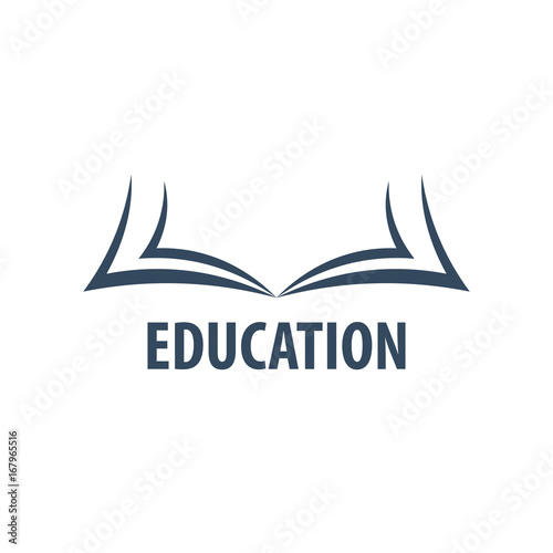 Education Logo. Education and book emblem. Vector illustration.