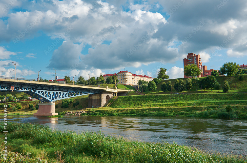 Old Bridge, the center of Grodno.