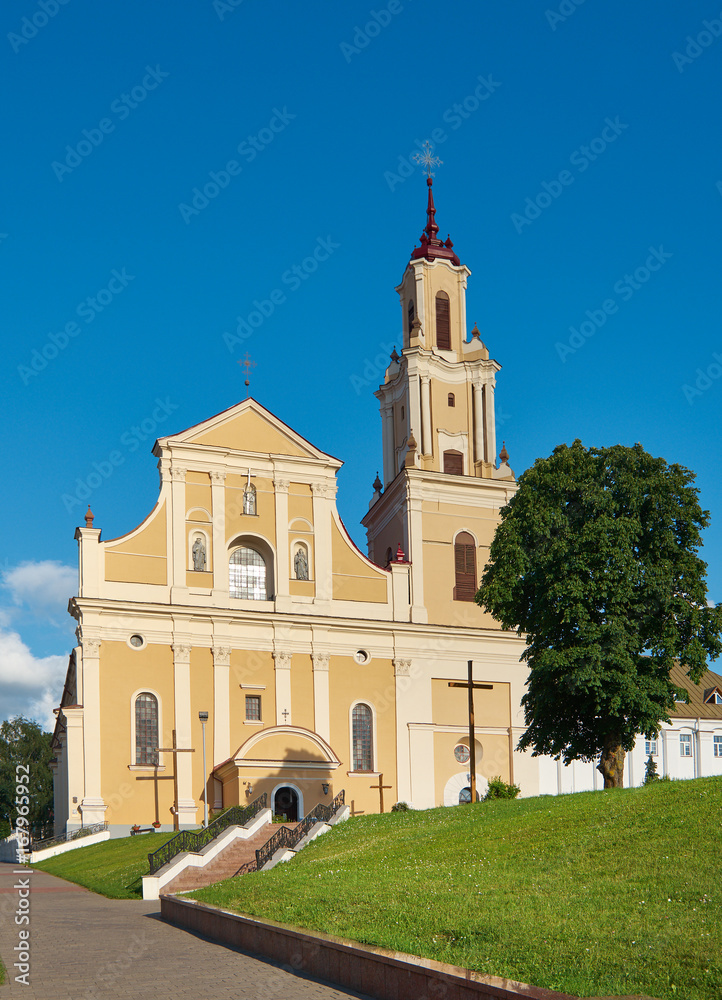 Fototapeta premium Catholic church and the Monastery