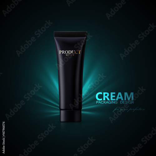 Cosmetic packaging design.