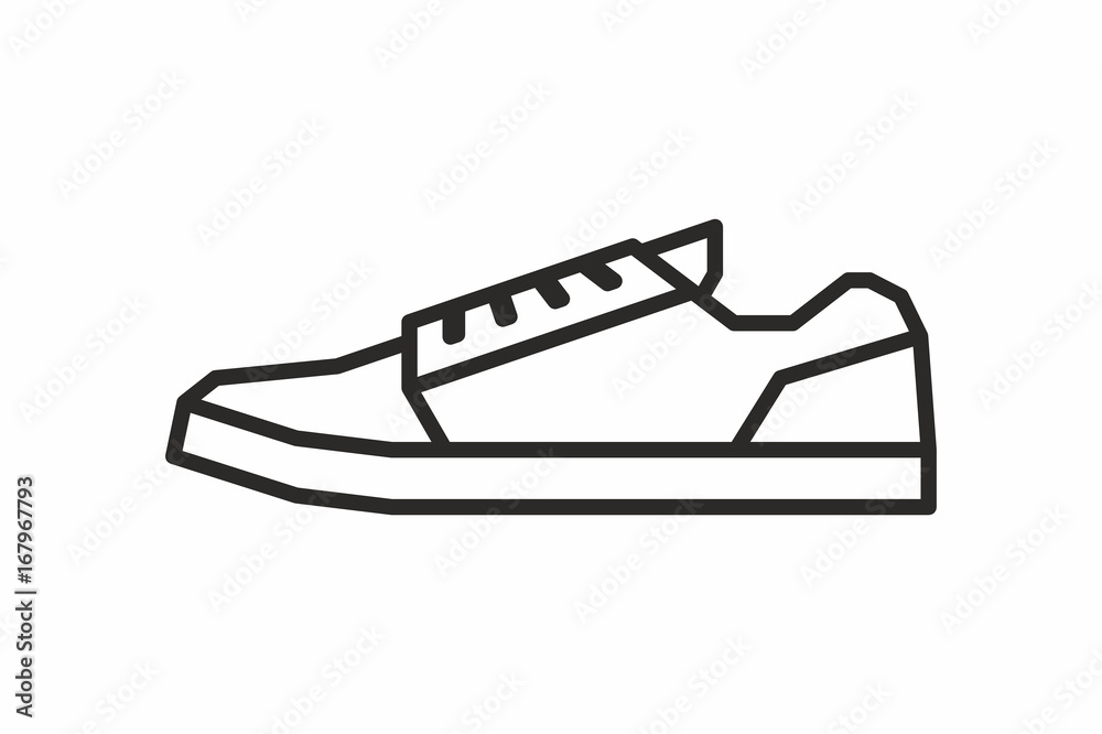 Fototapeta premium Sneakers icon