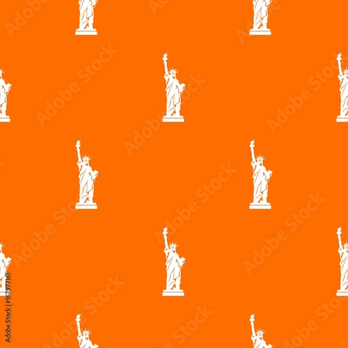 Statue of liberty pattern seamless