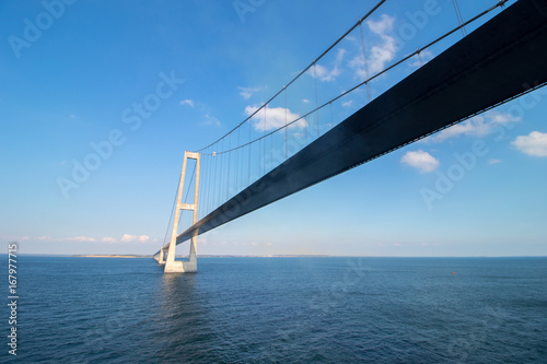 The Great Belt Bridge in Denmark.