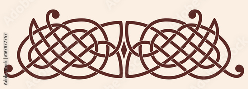 Celtic national ornaments.