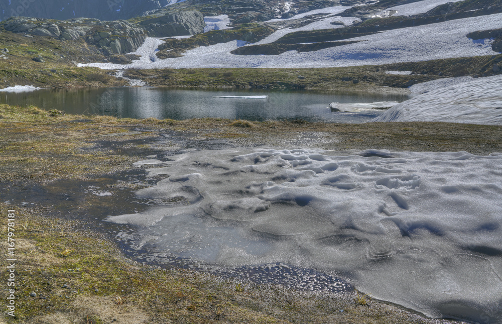Naklejka premium Gletschersee 03