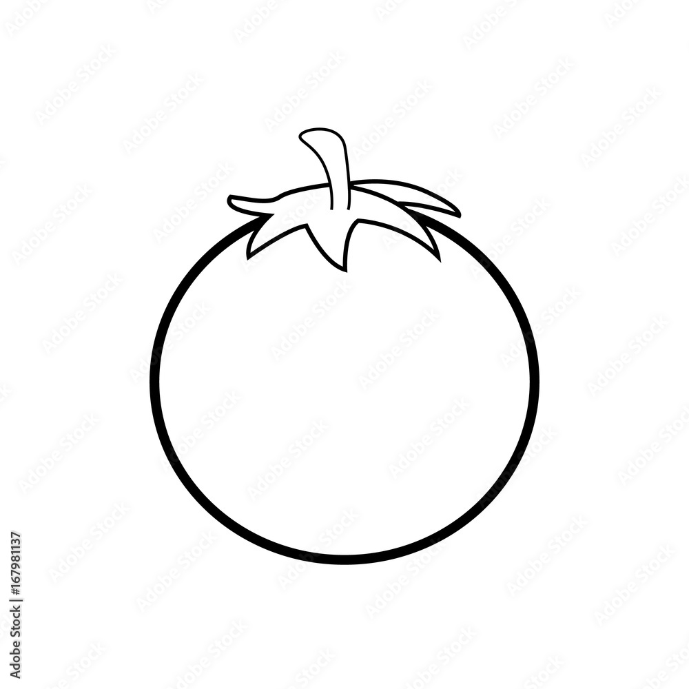 Web line icon. Tomato. Web line icon. Tomato.