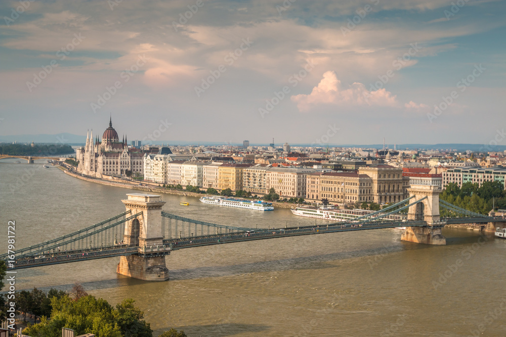 Fototapeta premium View of Budapest Hungary