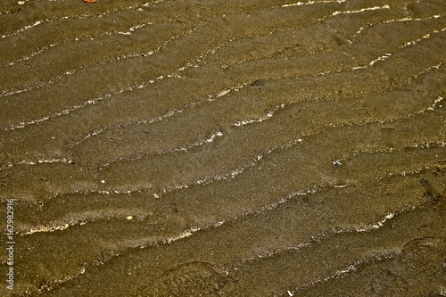 Sand Texture 2/ Low Tide at Edmonds Beach in Washington reveals many things and one of those are the sand markings of the ebb and flow of water on the sand. photo