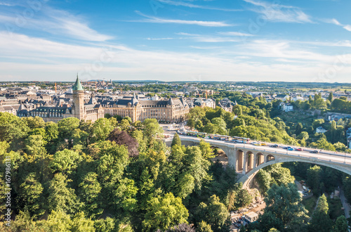Nice view of Luxembourg City photo