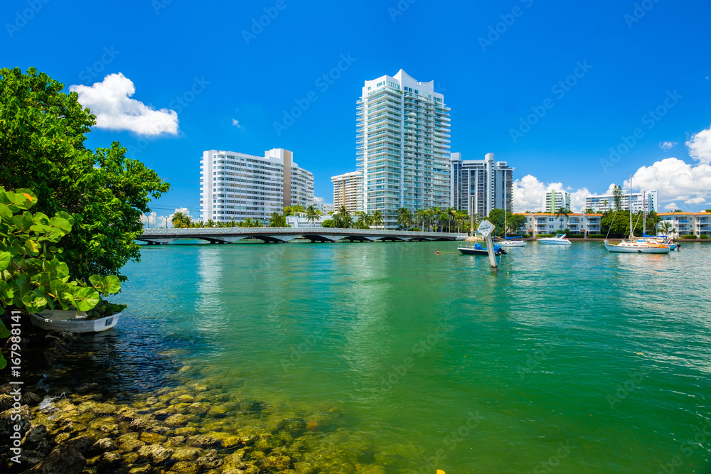 Obraz premium Miami Beach Cityscape