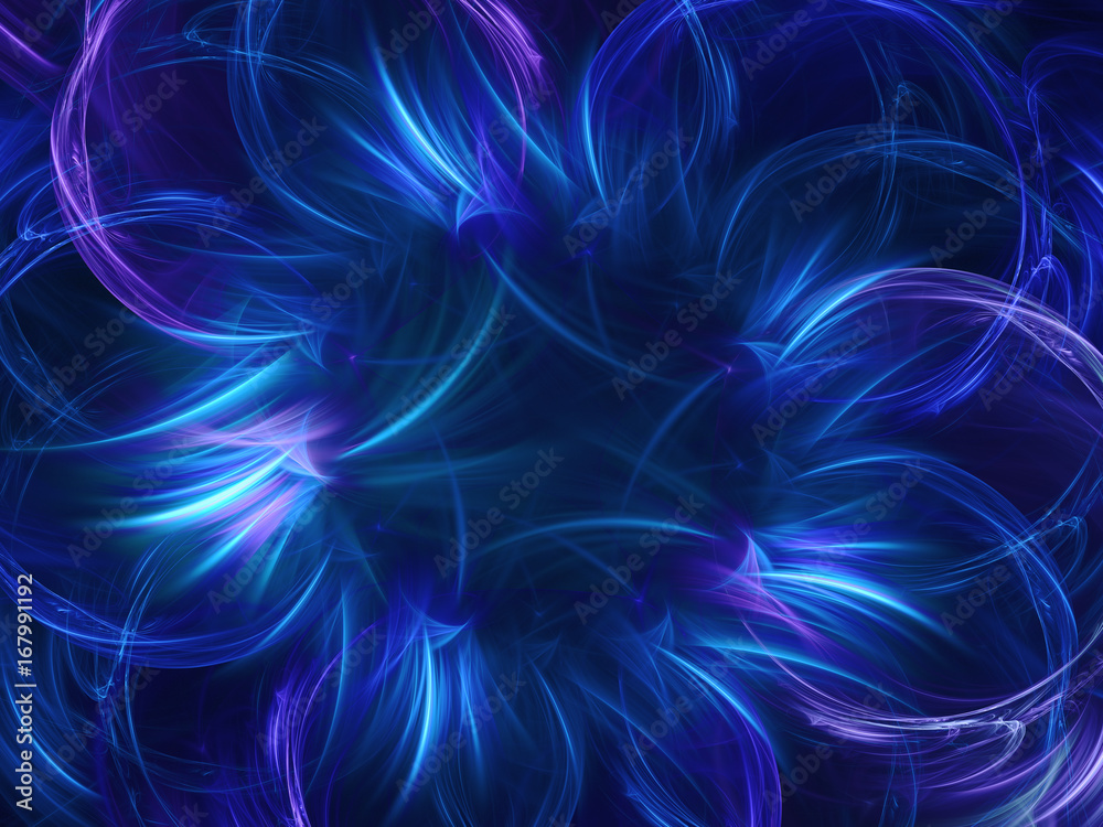 Fototapeta premium Abstract fractal background 3D rendering