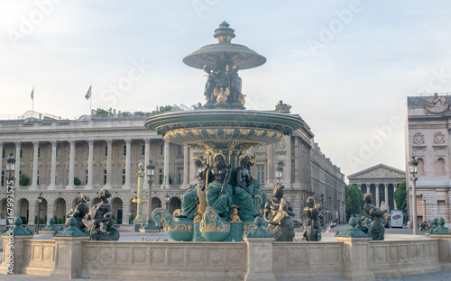 Fontaine des Fleuves, Concorde square, Paris, Ile de France, France