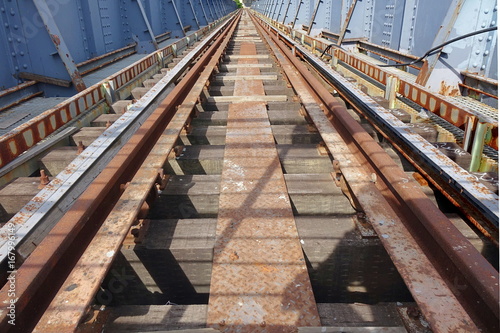 Old Rusty Railway Bridge