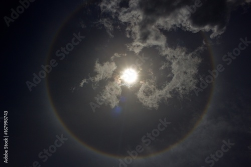 Fotografía halo solar