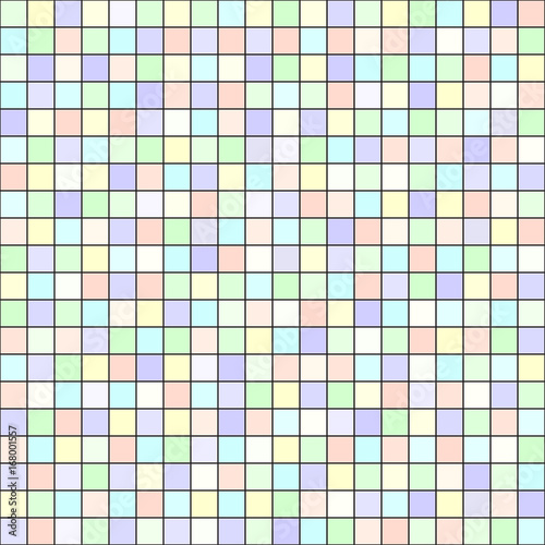 Square pattern. Seamless vector tile background © Olga