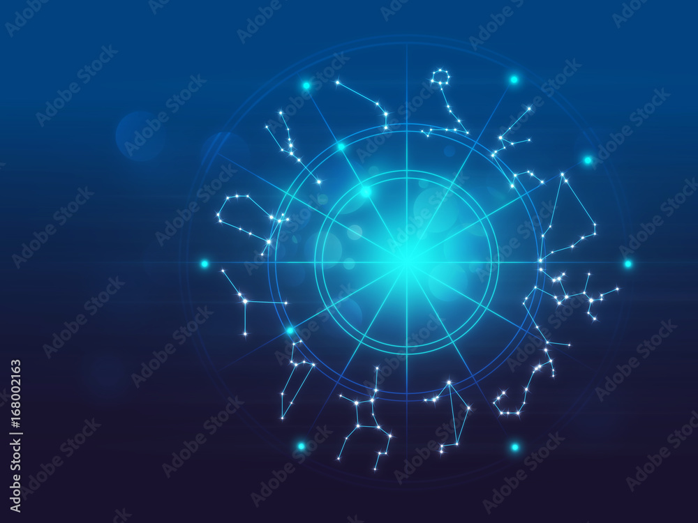 Astrology and alchemy sign background illustration Astrology and alchemy sign background illustration