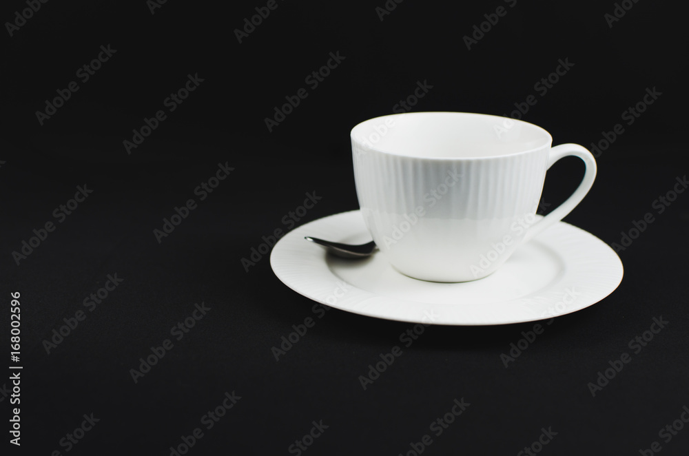 coffee cup with black background coffee cup with black background