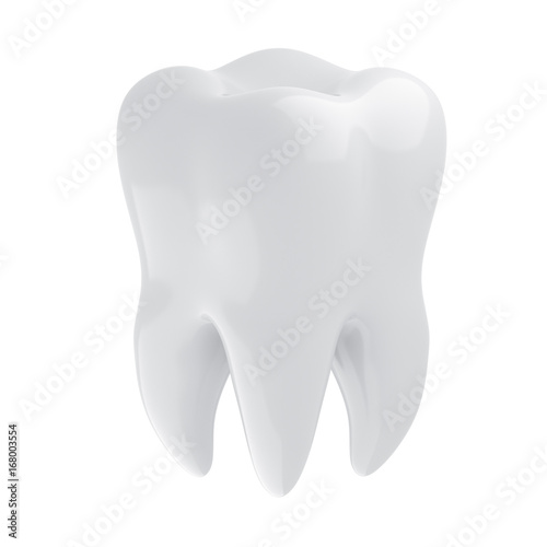 Restoration and renovation of the tooth enamel. 3D render
