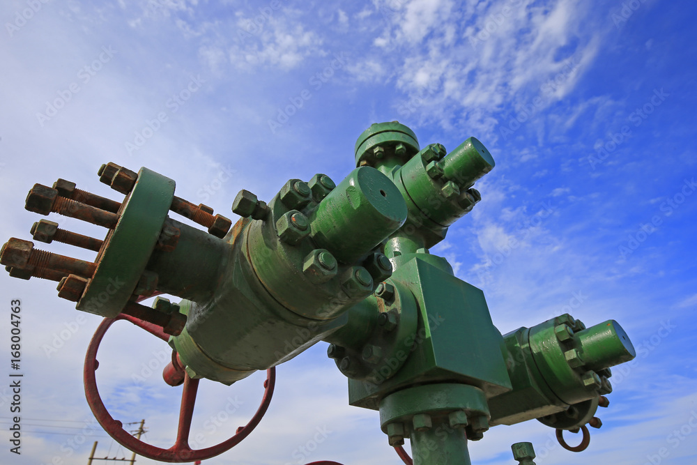 The bolts and nuts on the industrial equipment The bolts and nuts on the industrial equipment