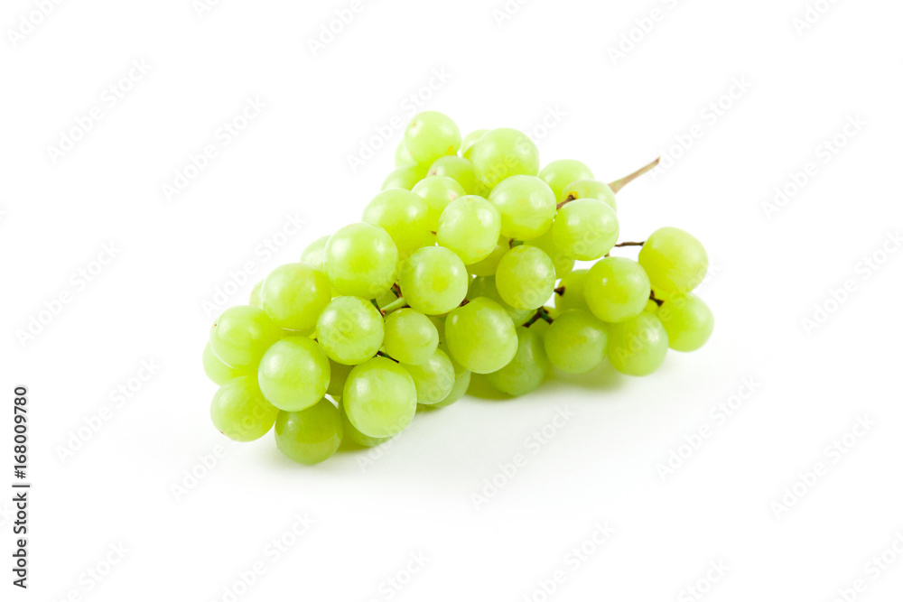 Green fresh ripe grapes