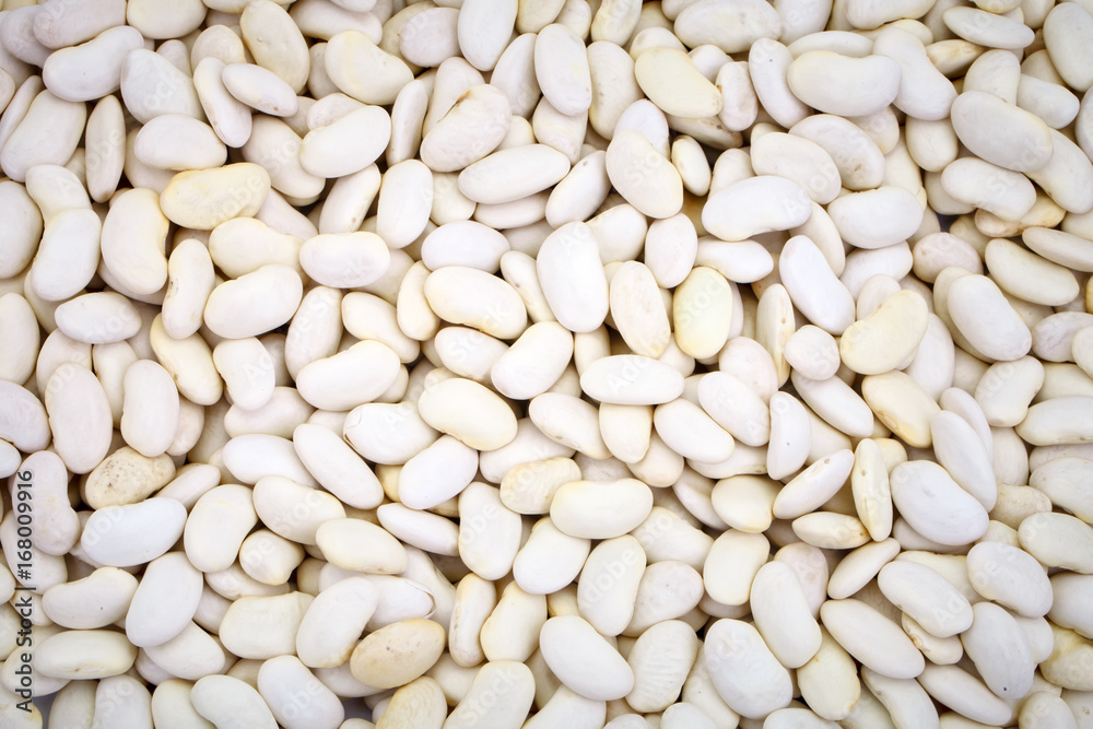 Background of white beans. Background of white beans.