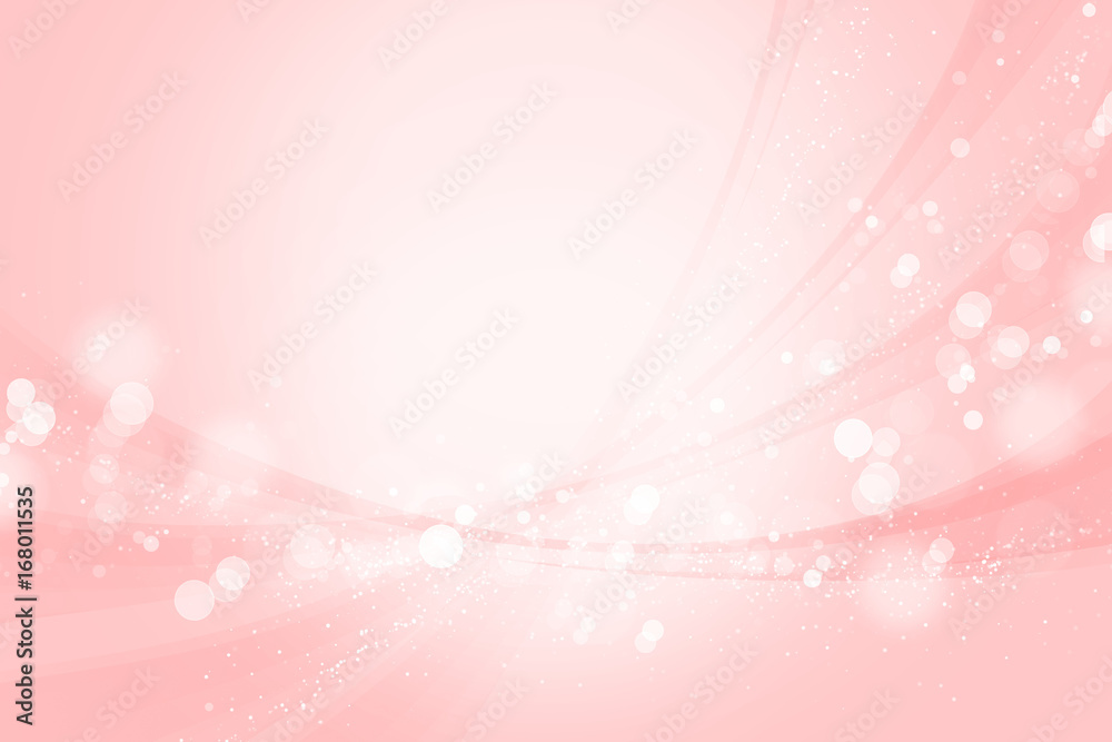 ピンクのボケ 光と曲線 背景 Stock イラスト Adobe Stock