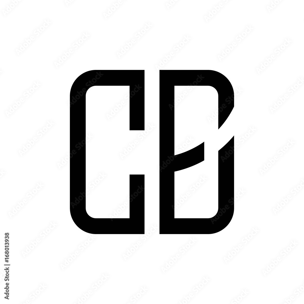 initial letters logo ce black monogram square rounded shape vector initial letters logo ce black monogram square rounded shape vector