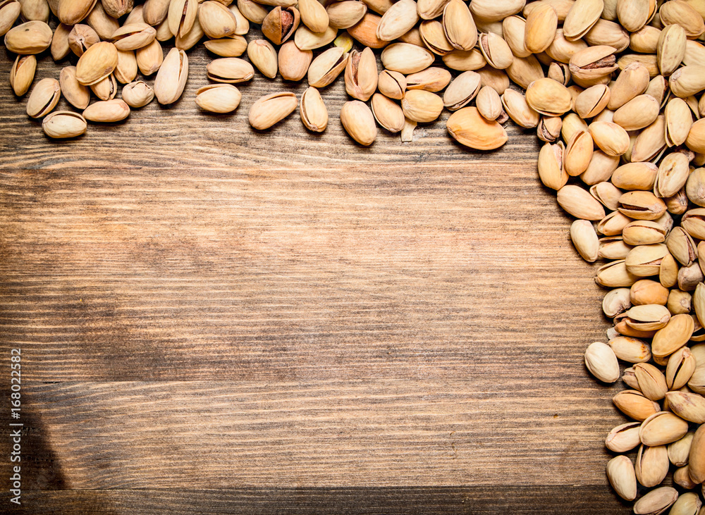 Salty pistachios.