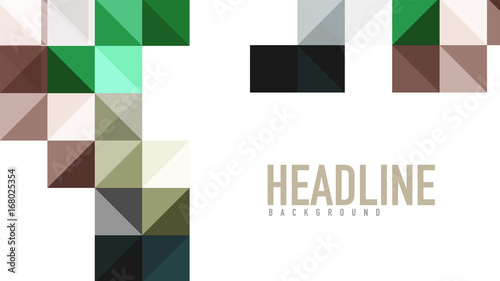 Modern geometric presentation background