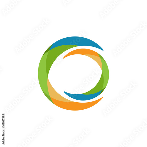 circle business abstract logo