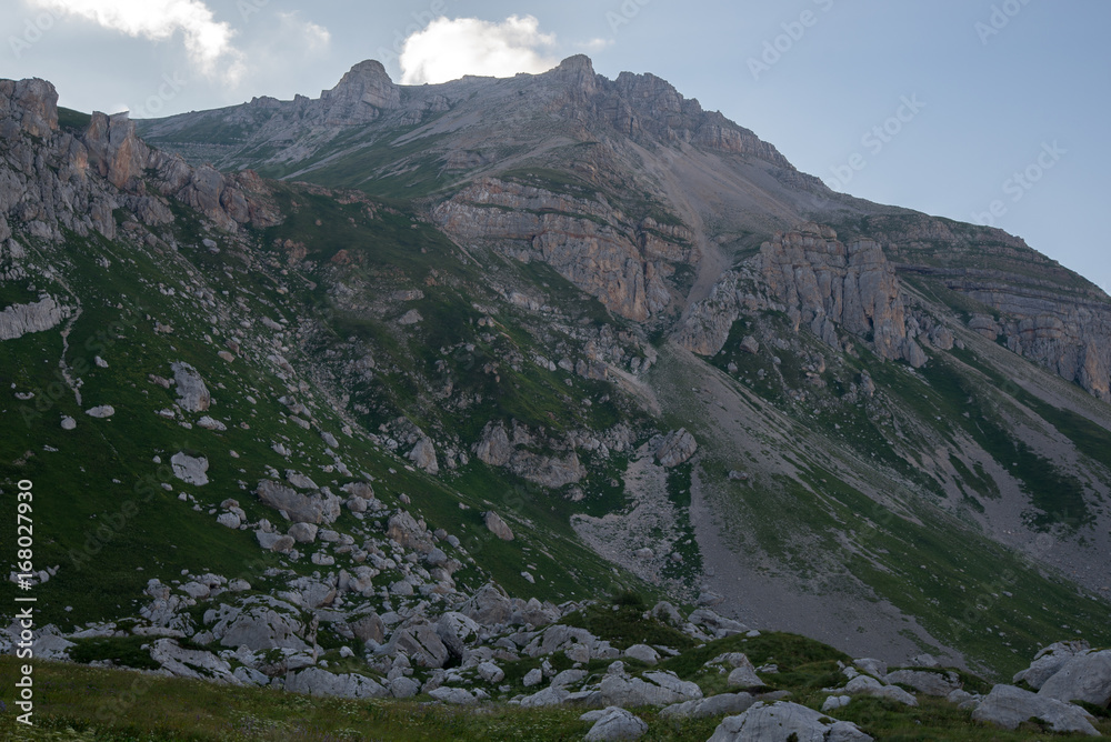 Naklejka premium Majestic mountain landscapes of the Caucasian reserve