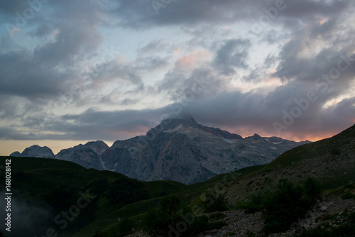 Majestic mountain landscapes of the Caucasian reserve