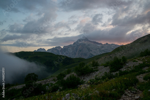 Majestic mountain landscapes of the Caucasian reserve