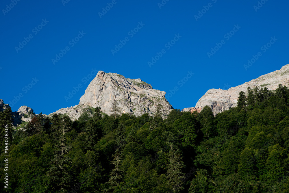 Majestic mountain landscapes of the Caucasian reserve Majestic mountain landscapes of the Caucasian reserve