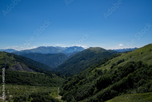 Majestic mountain landscapes of the Caucasian reserve