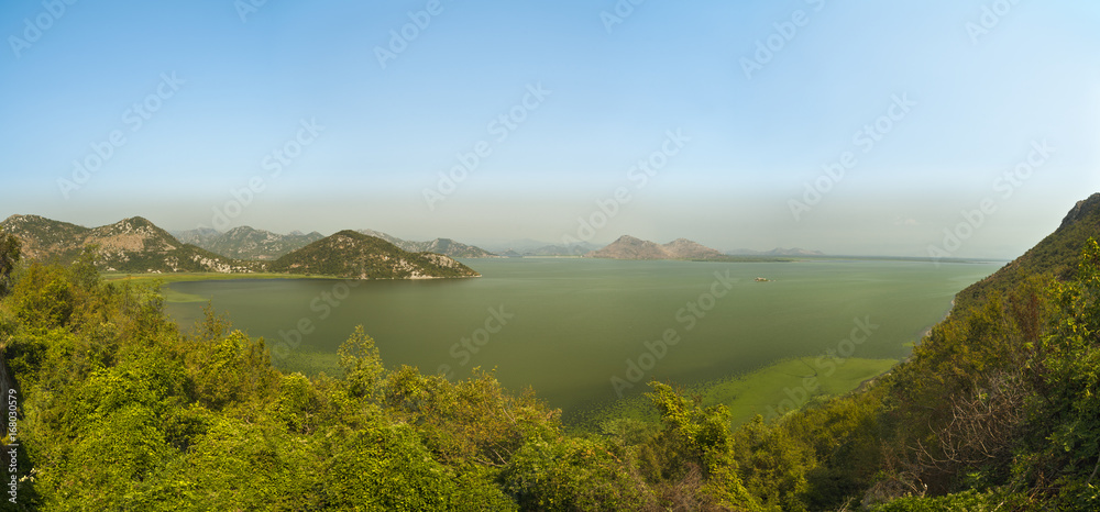 Obraz premium Panorama with Lake Skadar Montenegro