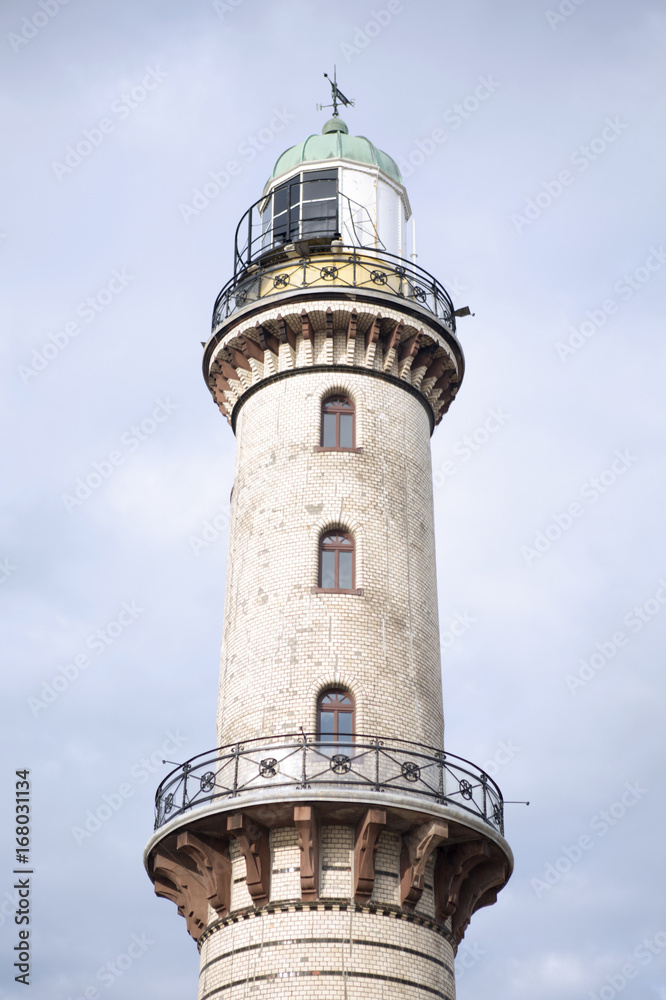 old lighthouse from Warnemuende by the sea old lighthouse from Warnemuende by the sea